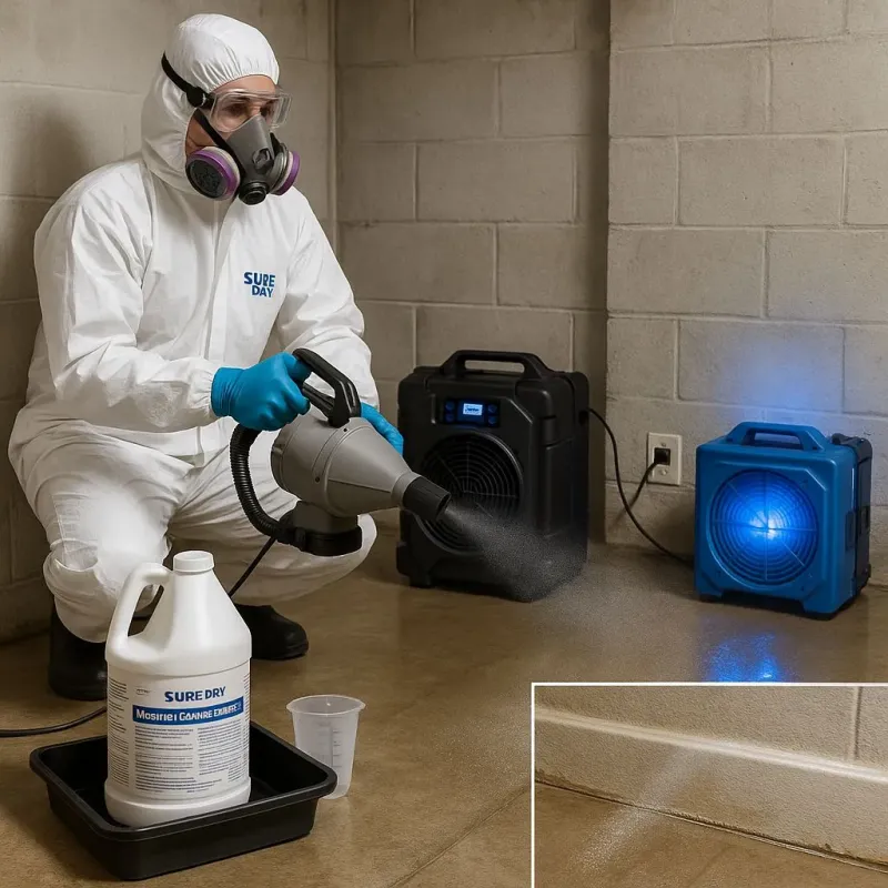 Sanitization and Odor Removal process in Burbank, WA