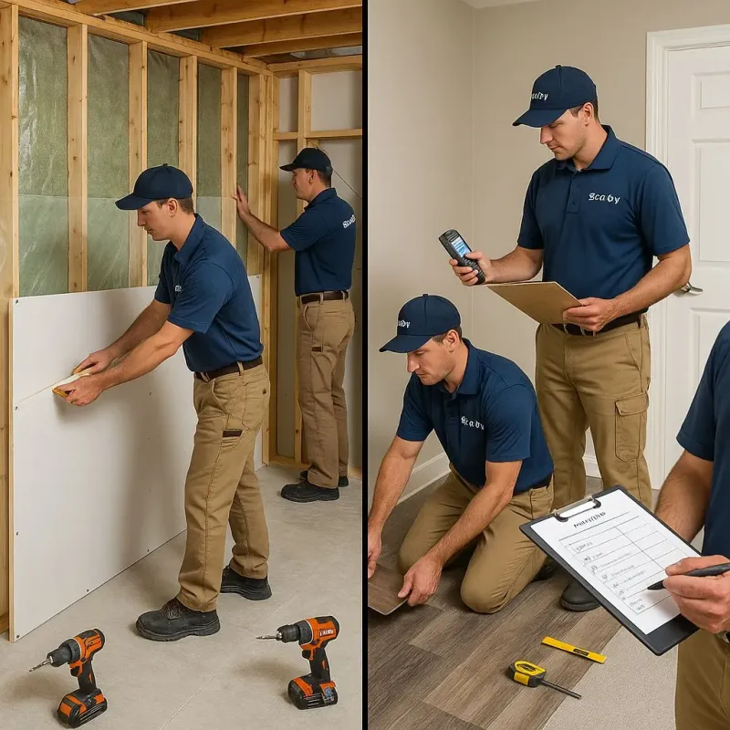 Repairs and Reconstruction process in Burbank, WA